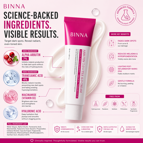 Binna 빛나 7% Arbutin + 4% Tranexamic Acid